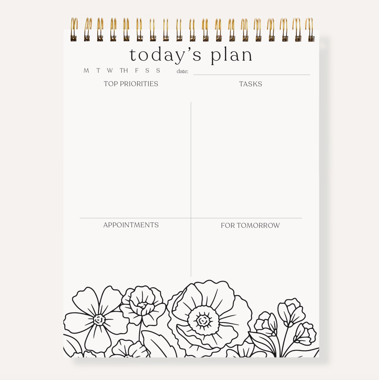 Color-In Daily Planner