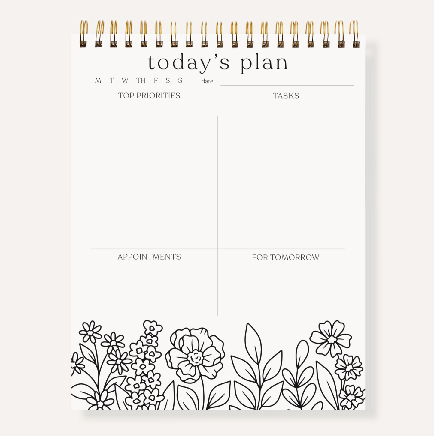 Color-In Daily Planner