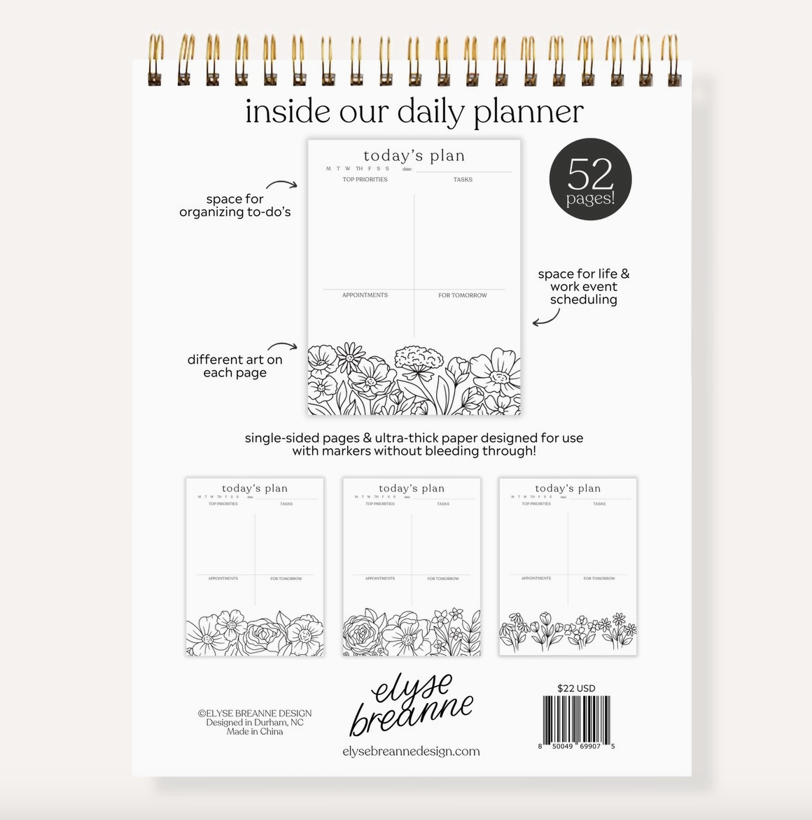 Color-In Daily Planner