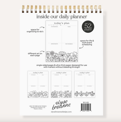 Color-In Daily Planner