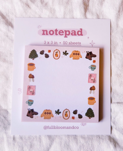 Charming Seasonal Notepads